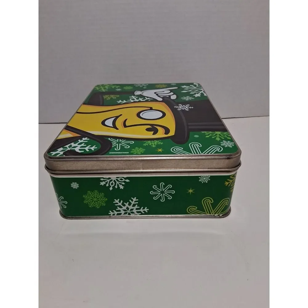 Vintage Mr. Peanut Planters Nuts Christmas Tin 9 x 7 - Picture 5 of 7